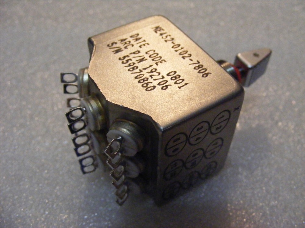 NASA FLIGHT Space Shuttle Astronaut Crew Cabin Hermetic Panel Switch 559870860