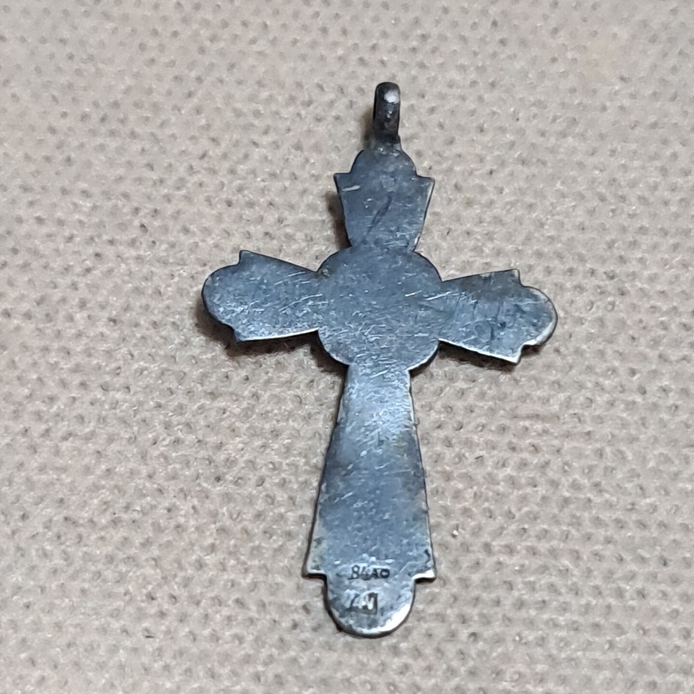 ANCIENT IMPERIAL RUSSIAN 84 SILVER cross