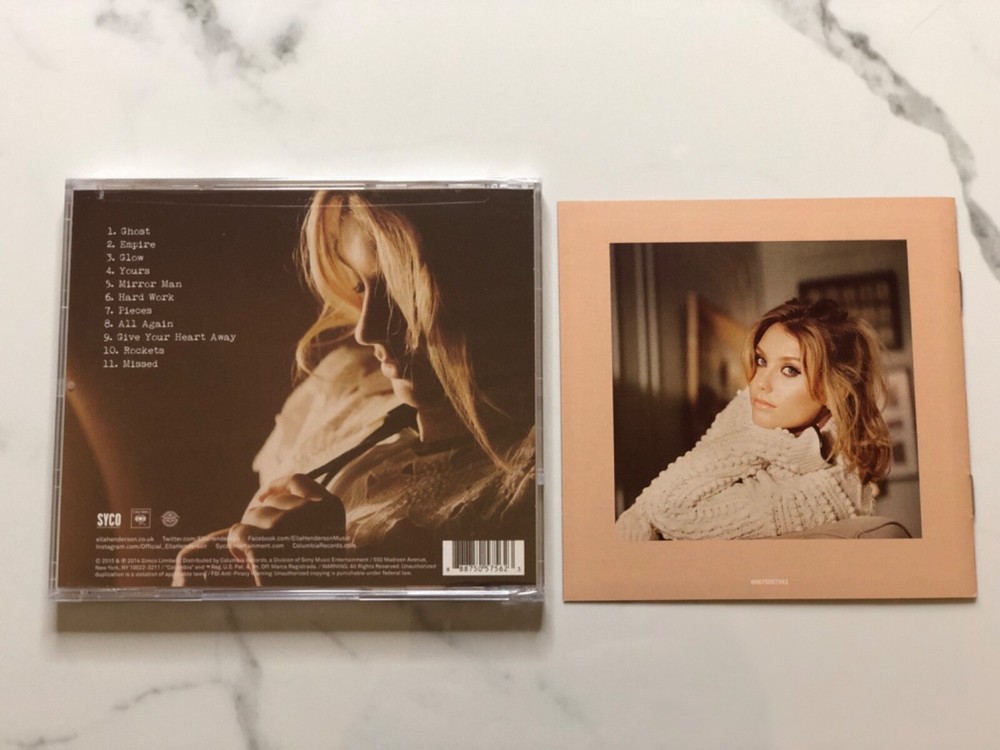 Signed / Autographed Ella Henderson Chapter One BOOKLET + NEW CD X Factor UK