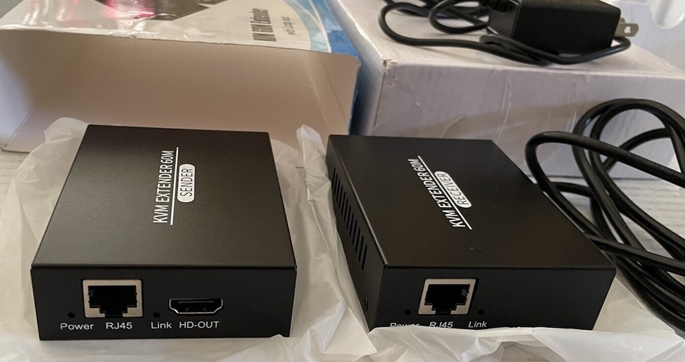 KVM 60M Extender With Loop Out