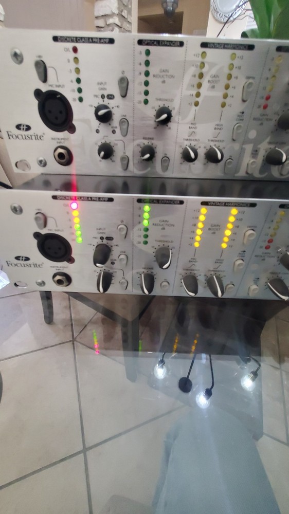 lot 2 Focusrite Voice Master Pro Mic Preamp Compressor Audio Interface