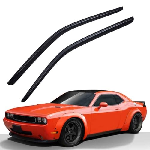 Extra Durable Outside-Mount Auto Vent Window Visor, Fits 2008-2023 Dodge