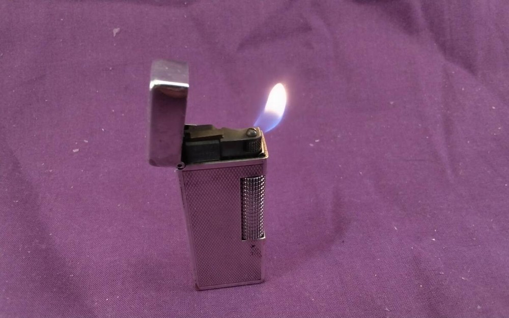 Dunhill Rollagas Early Model Pipe Custom Silver Barley Working