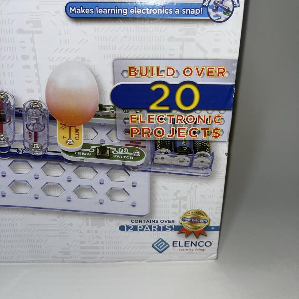 Snap Circuits Electronics Starter Kit STEM STEAM Elenco 20 Projects Education