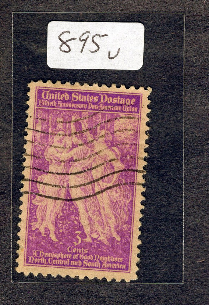 1940 Stamp #895 Pan Am Union Used