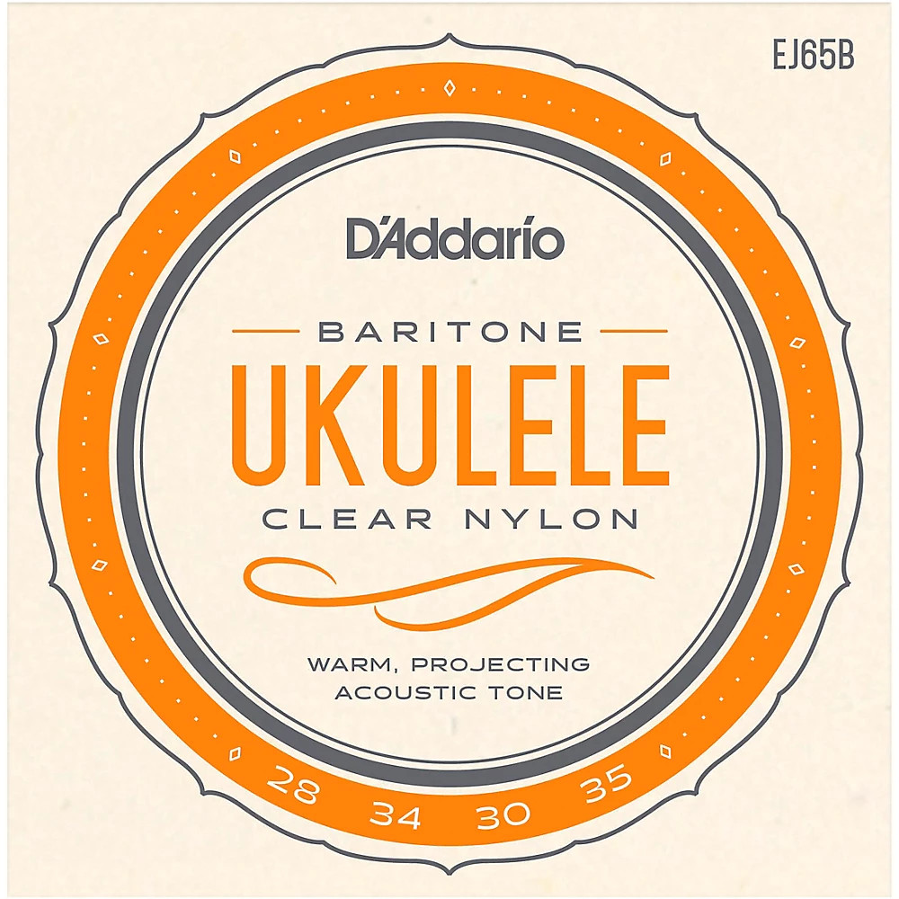 D'Addario EJ65B Pro-Arte Custom Extruded Baritone Nylon Ukulele Strings