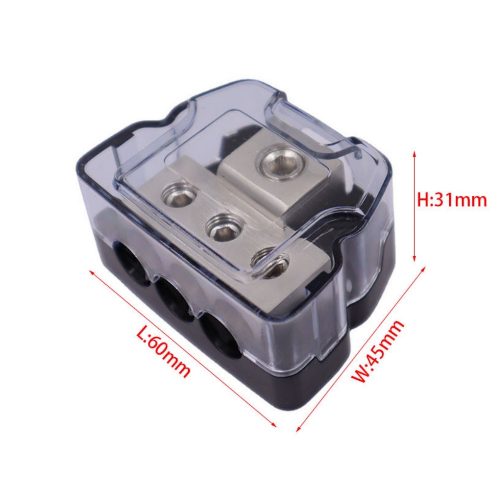 Zinc Alloy Distribution Block For Car Audio Systems Space Saving Design