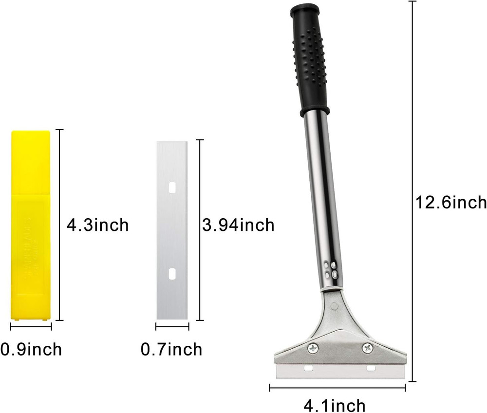 Mudder 4 Inch Razor Blade Scraper Tool Wallpaper Floor Tile Paint Removal