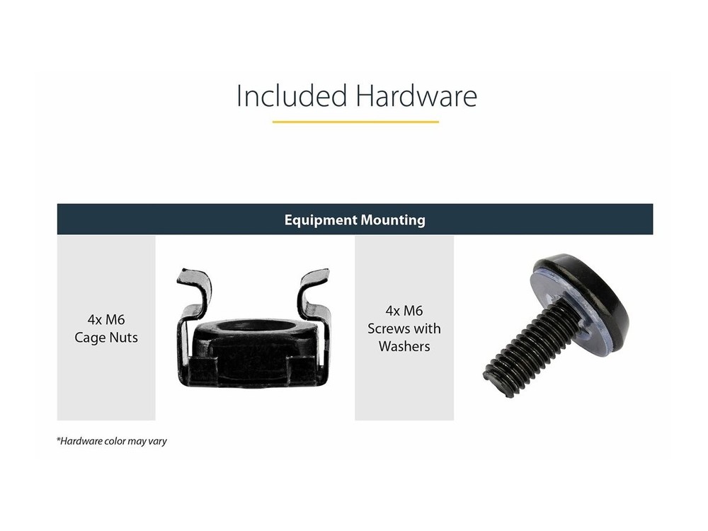 StarTechcom 19" 2U Universal Ventilated Shelf Rack Shelf CABSHELFV1U