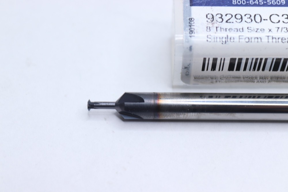 Harvey Tool Thread Milling Cutter Single Form  UN Thread 0.1200" 932930-C3