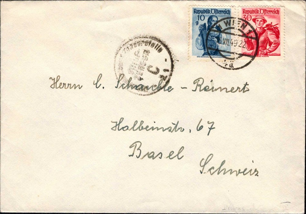 Austria 1949 - 40 Size Suitable Auslands Drucksache (#9561)