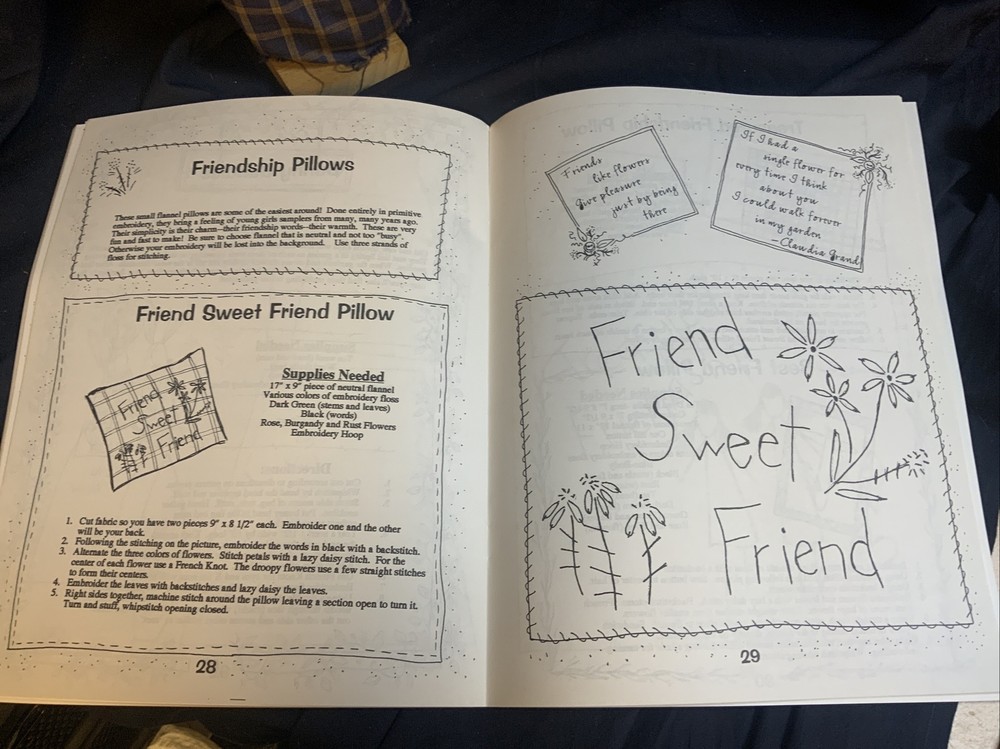 Tiny Treasures ‘A Treasured Friendship’ Pattern Book With 1 Doll
