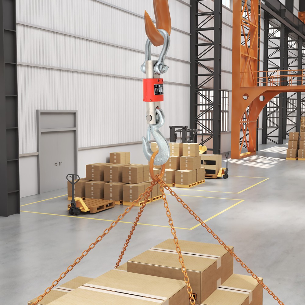 10T Wireless Digital Electronic Hanging Crane Scale Remote Control Crane Scale