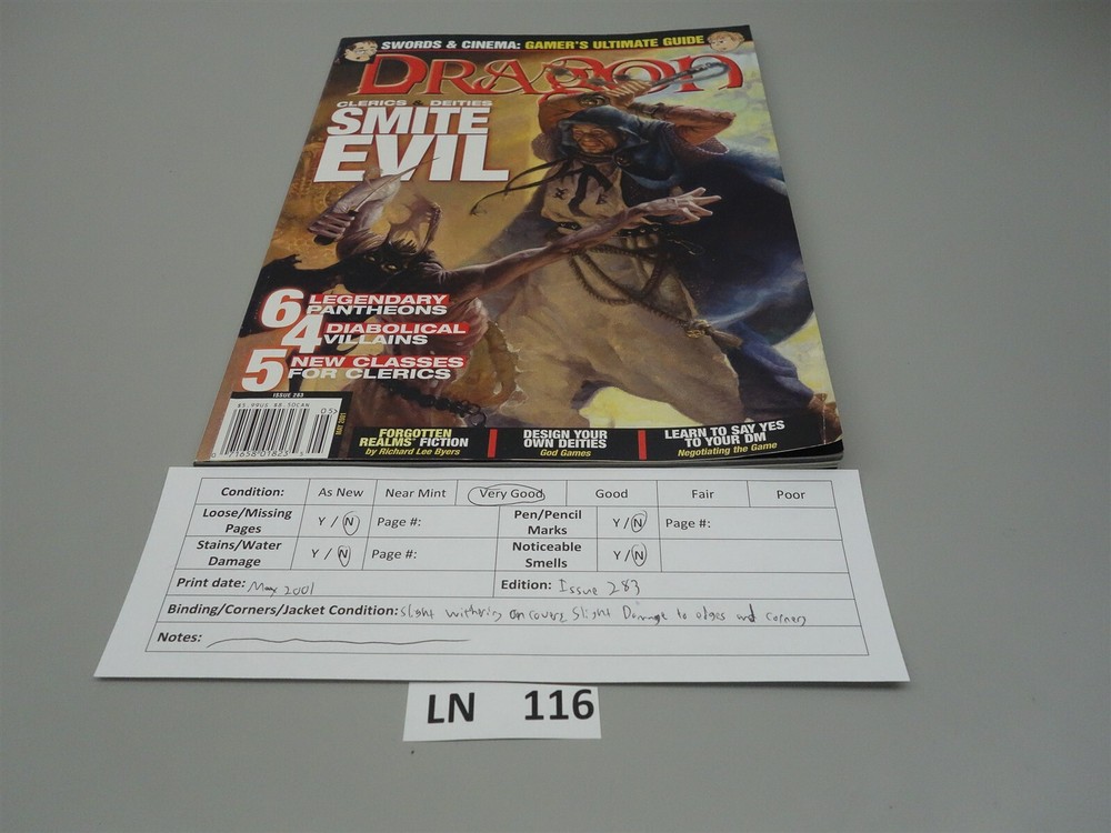 TSR Dragon Magazine May 2001: Issue 283