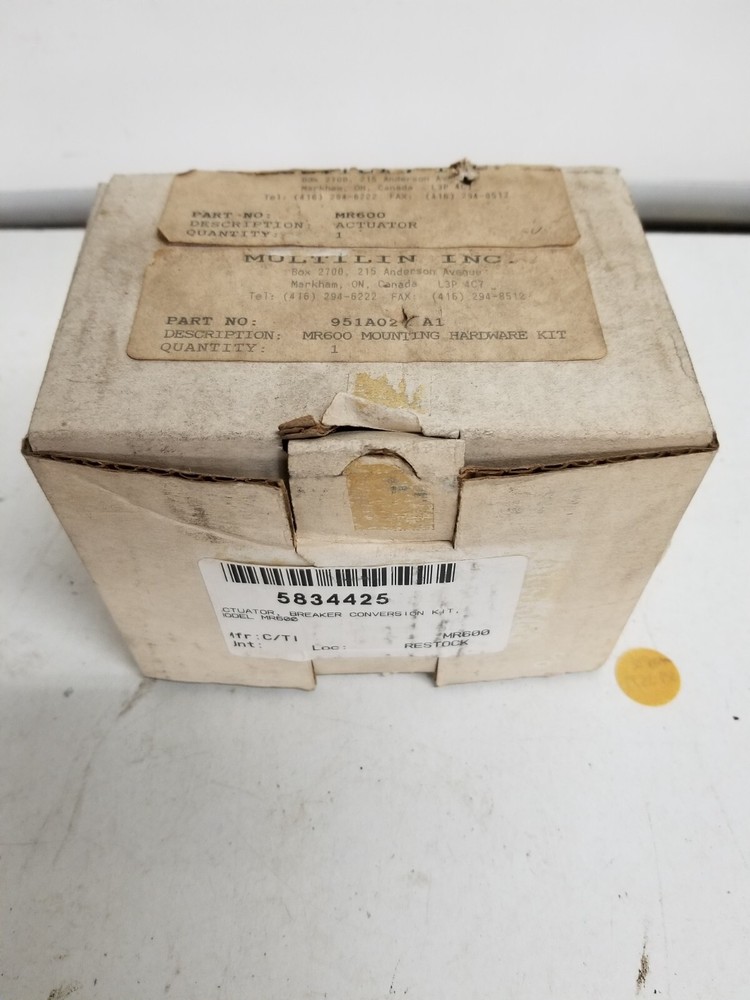 MultiLin Inc. MR600 Actuator w/ Mounting Hardware Kit