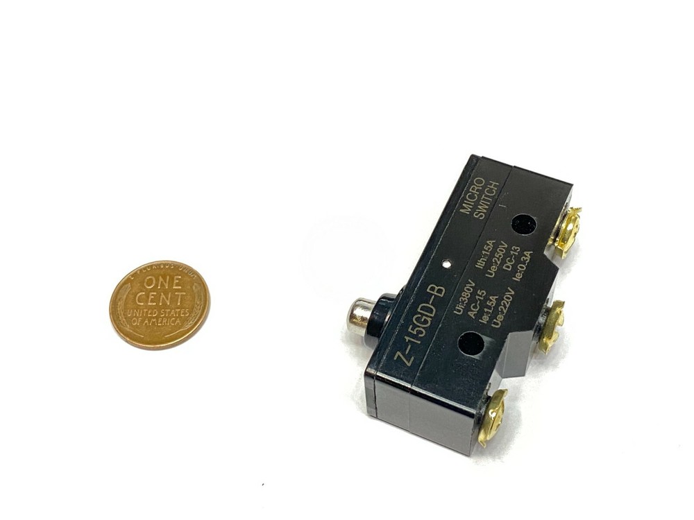 2 Piece Limit Switch Z-15GD-B 15a screw rollar Microswitch spdt E10