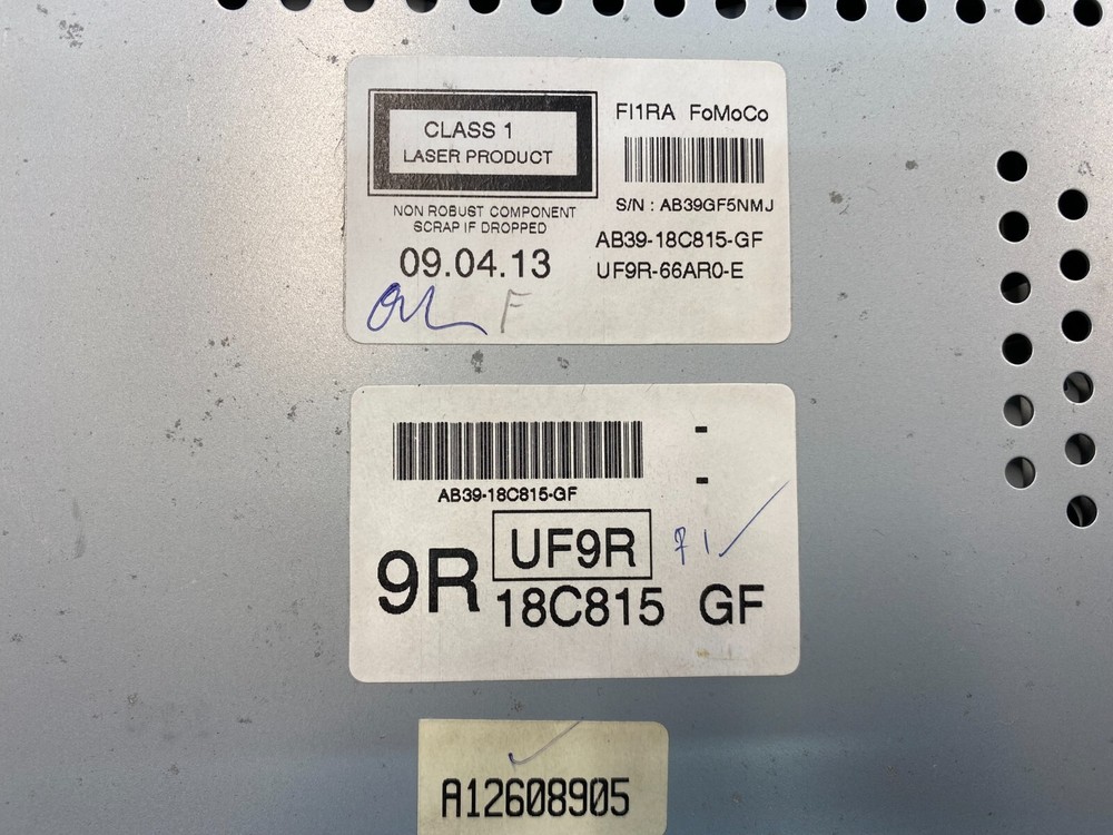 Ford Falcon PX1 XL 2013 Radio, CD Player Audio Control Module Unit