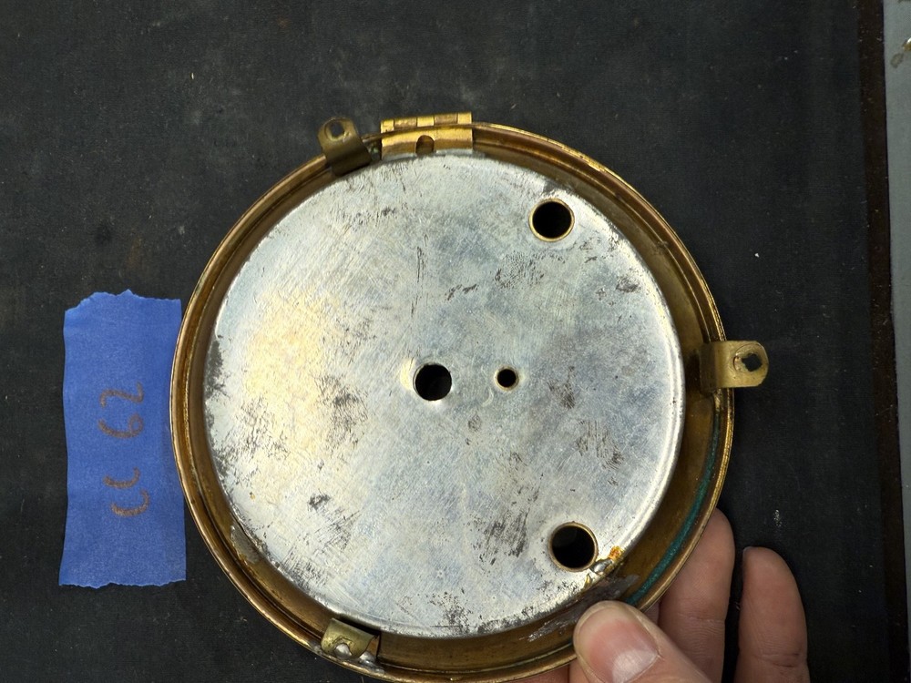 (CC62) SETH THOMAS MANTLE CLOCK DIAL & BEZEL & GLASS