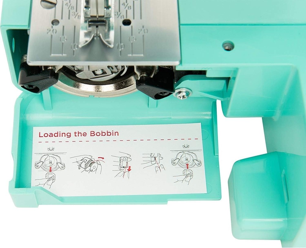 Arctic Crystal Easy-to-Use Sewing Machine with Interior Metal Frame, Bobbin D...