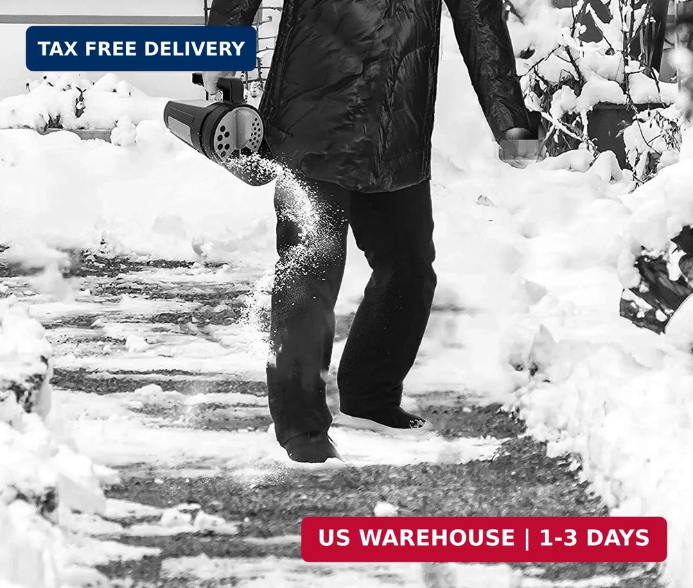 TIPU Hand Spreader Shaker, Handheld Spreader for Grass Seed, Fertilizer & Earth