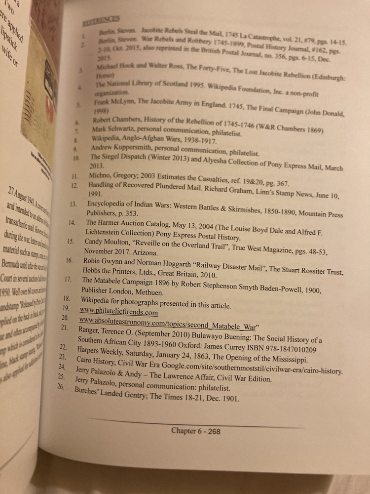 Mail Robbery Postal History (From Around The World) By Steven J. Berlin DPM NEW!