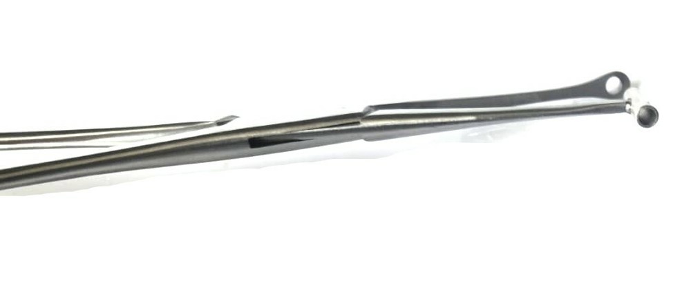 Open Bucket End Tragus Type Forceps 6" Body Piercing Tool