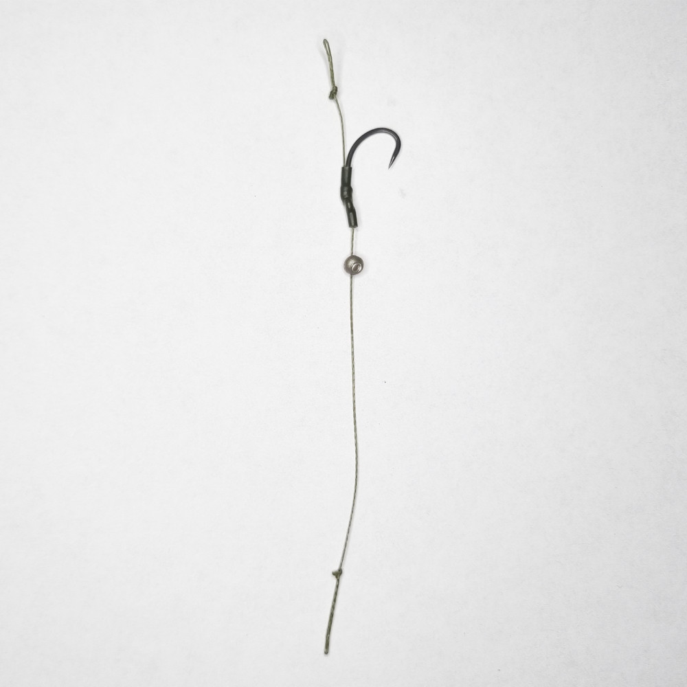 Solid PVA Bag Carp Rigs - 10 Pack! 7 Variants! (Sizes: 4, 6 or 8)