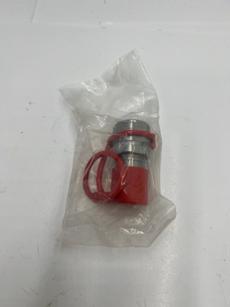 3/8" Flat Face Hydraulic Quick Connect Male Coupler Fitting, NPT Thread