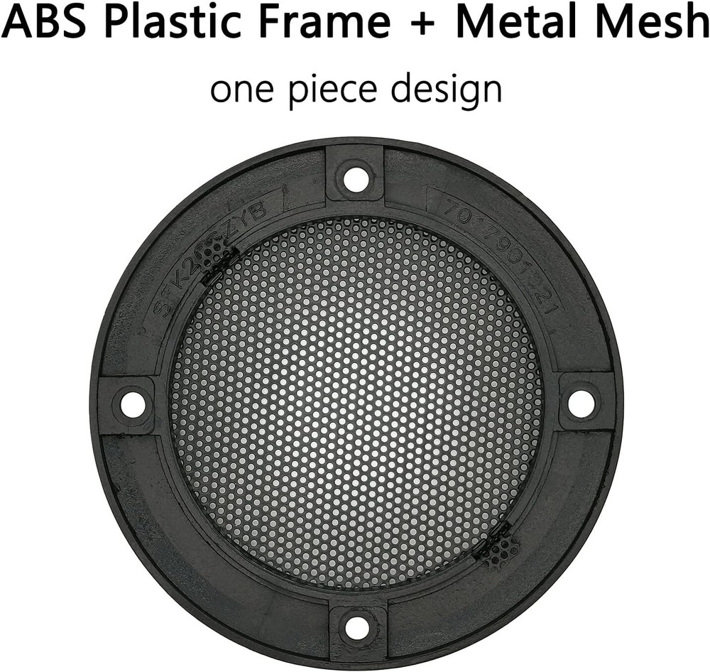 2pcs 3.5inch Mesh Speaker Grill Covers Guard Protector Speaker Decorative Circle