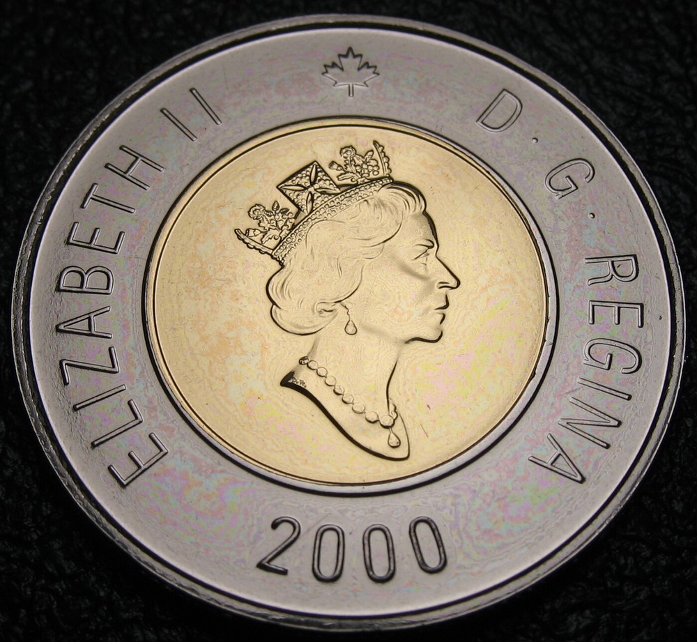 Canada 2000 ( no "w" ) $2 Polar Bear NBU (Proof-Like) Uncirculated