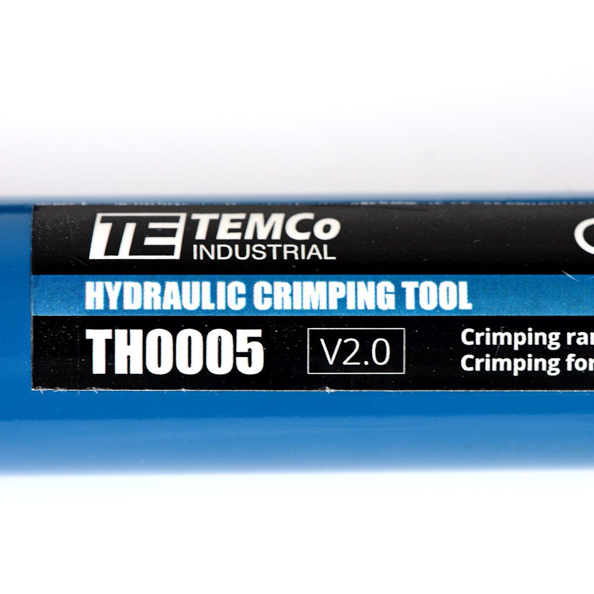 TEMCo Industrial Hydraulic Cable Lug Crimper TH0005 V2.0 10 AWG to 600 MCM