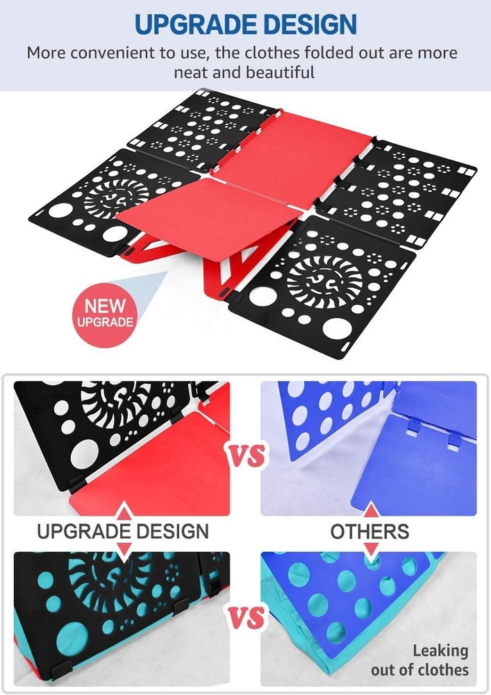 Boxlegend Version 3 Shirt Folding Board T Shirts Clothes Folder Durable Plastic