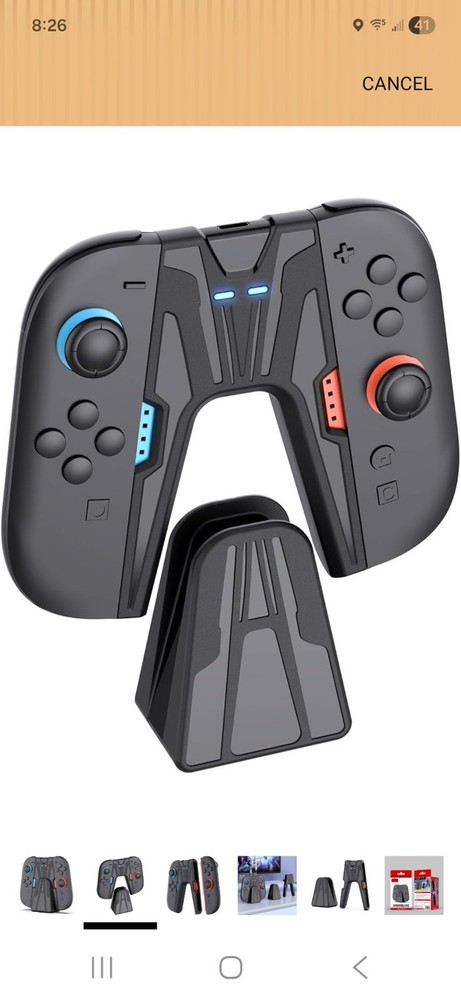 Nintendo Switch 2 Detachable Dock Charging Grip #ML