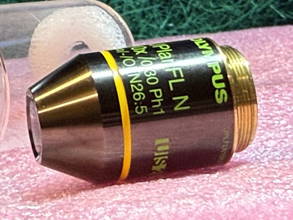 Olympus UPlanFL N 10x/0.30 Ph1 Microscope Objective UIS2 FN26.5