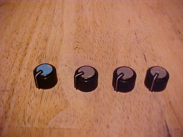 Volume Tone Knobs Vintage 1982 Peavey DECADE Amplifier (4) Rare