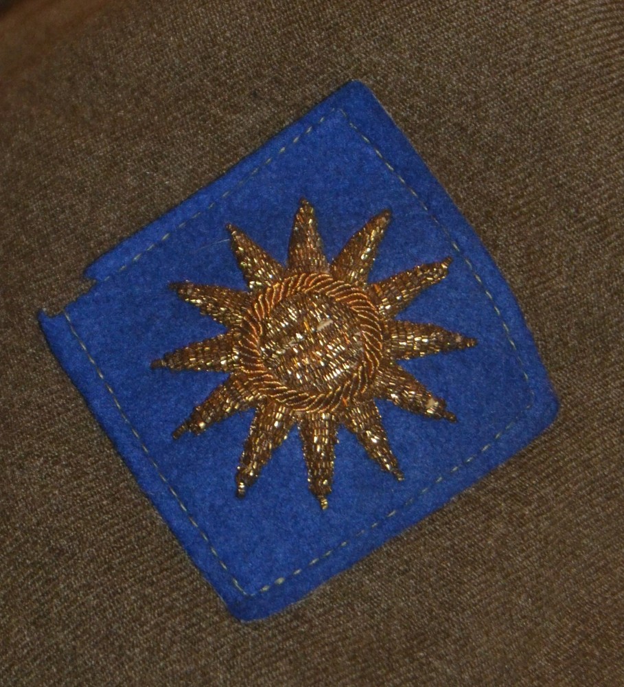 40th Infantry Division Bullion Patch