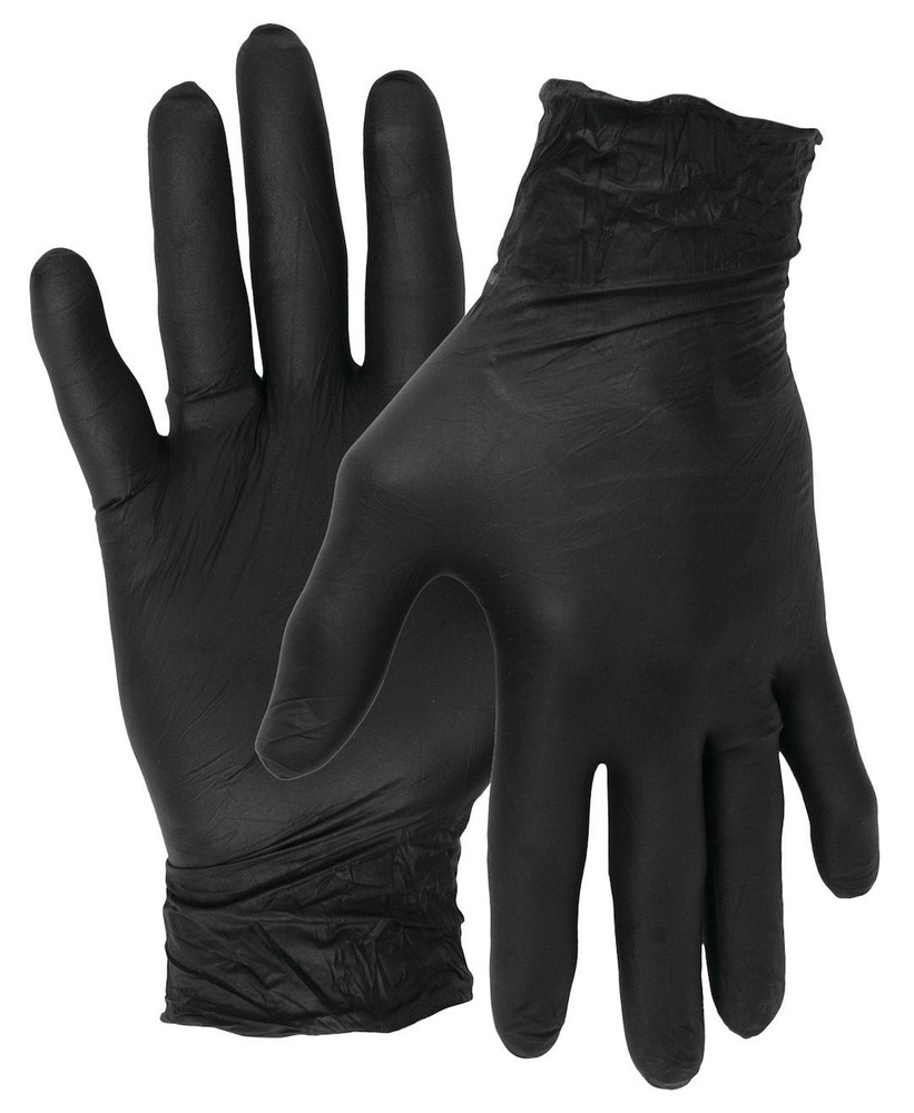 PERFORMANCE TOOL W89012 BLK NITRILE GLOVES 100 LG