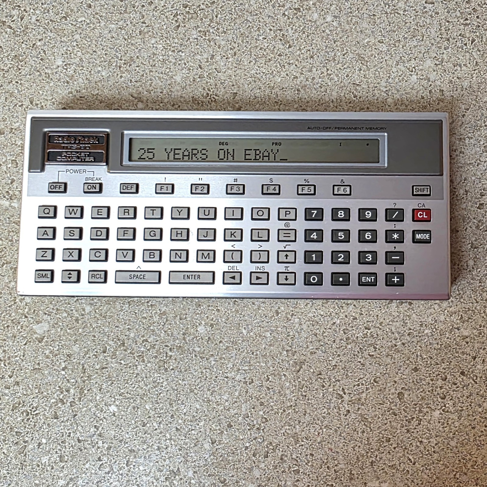 Radio Shack TRS-80 Pocket Computer PC-2 Japan Box Tested 26-3601 Vtg