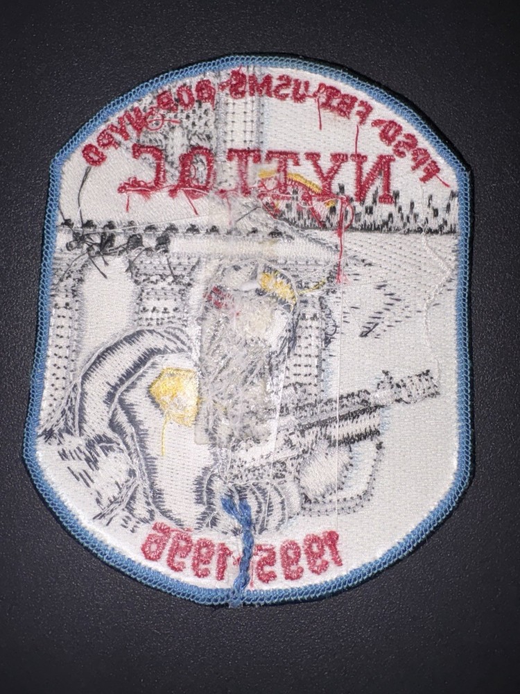 Terrorist Trials Operations Command Police FBI USMS Shoulder Patch