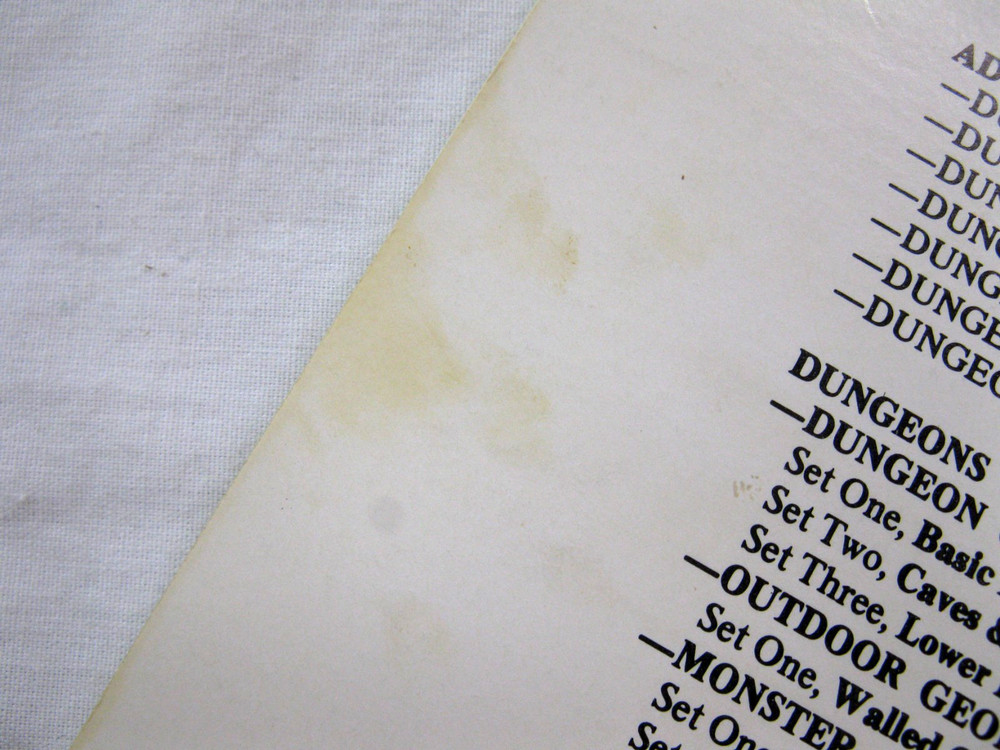 Dungeons & Dragons 1001 Basic Set 2nd Edition TRS Games Incomplete