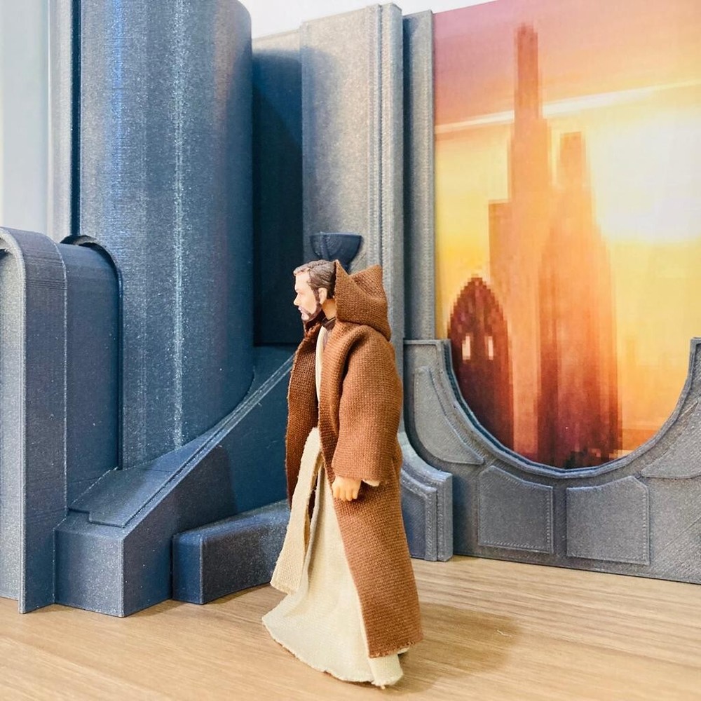 Jedi Temple Corridor Diorama For 3.75 in (1:18) Figure