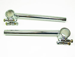 35mm. Clip-on Handlebar Set - Chrome