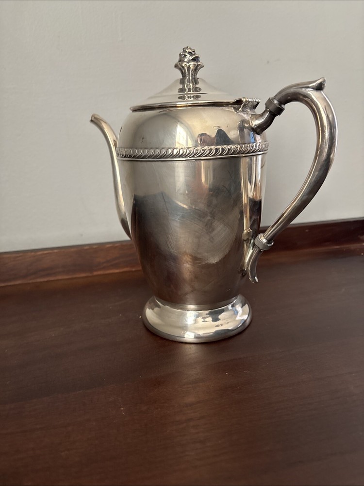 Silver  PlatedPitcher W/LID And Handle 8.5’ #Vintage FB Rogers Silver Co.  #1200