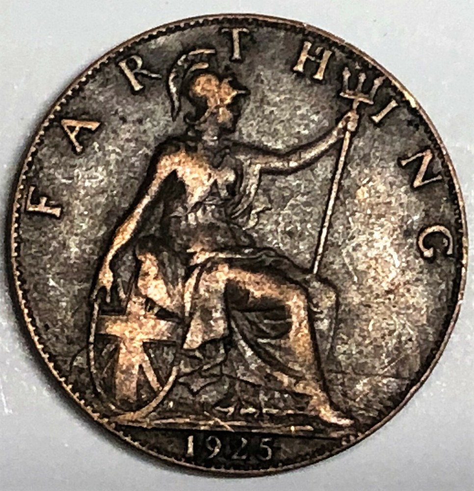 # C9145   GREAT BRITAIN     COIN,    FARTHING   1925