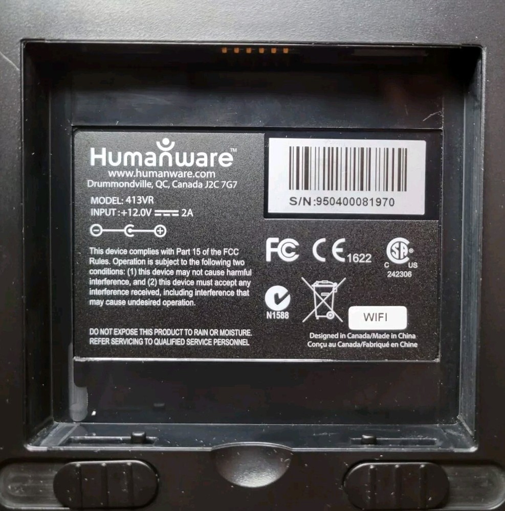 HumanWare Victor Reader Stratus 413VR Digital Talking Book Player w/ Power Cord