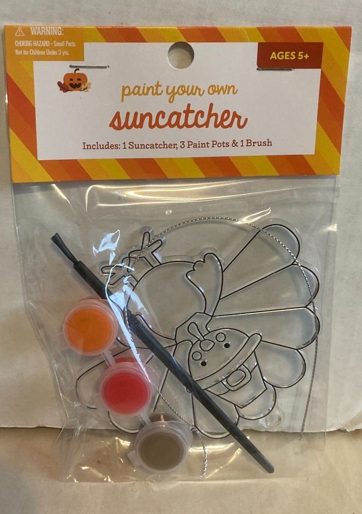 Paint Your Own Suncatcher Turkey
