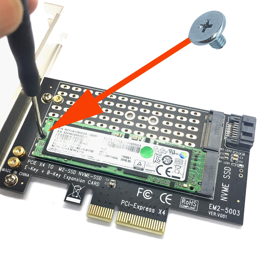 M2 2280Ssd Screws Kitpcie Nvme M.2 SSD Mounting Screws
