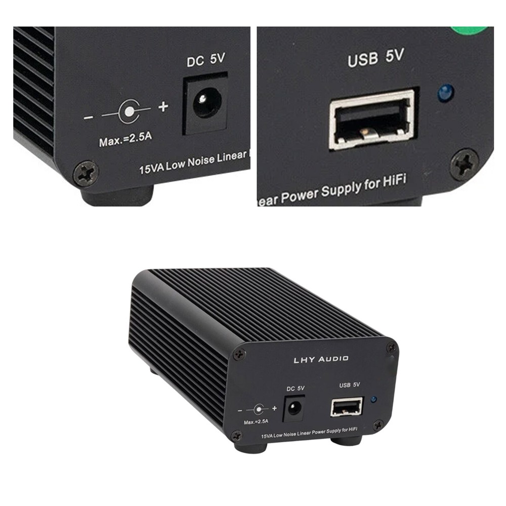 For Raspberry Pi 15W 5V DC Regulated Linear Power Supply for USB Interface DAC