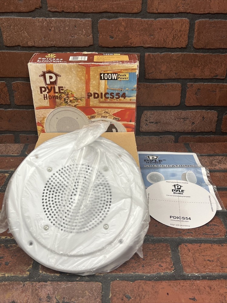 Pyle Ceiling Speaker 5" Full Range Woofer Speaker System 100 Volt