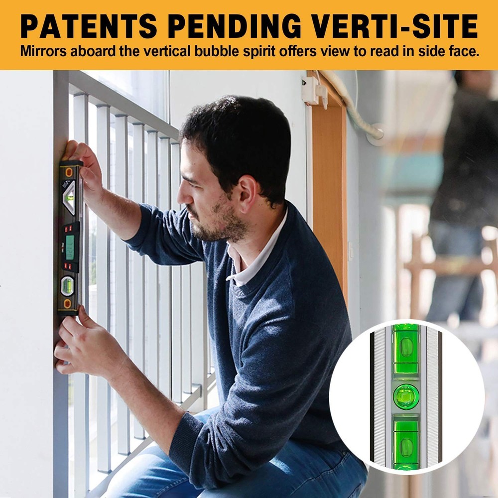 PREXISO Digital Level+Small Level, 3 Inch Mini Level Tool